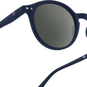Navy blue round sunglasses